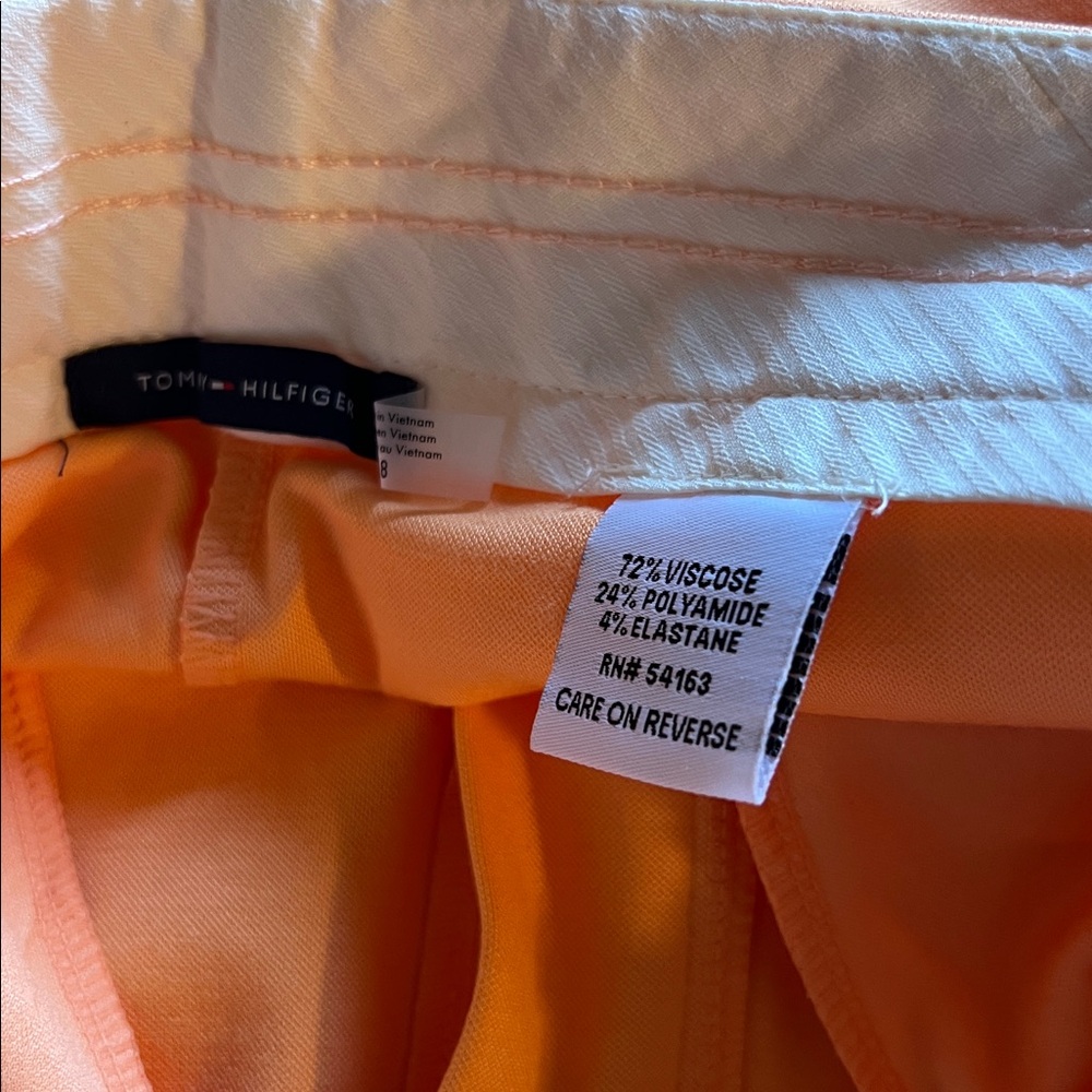 Women light orange  Peach Pant suit - Picture 5 of 6